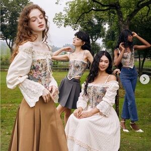 NWT Lacemade Miss Potter Corset in L